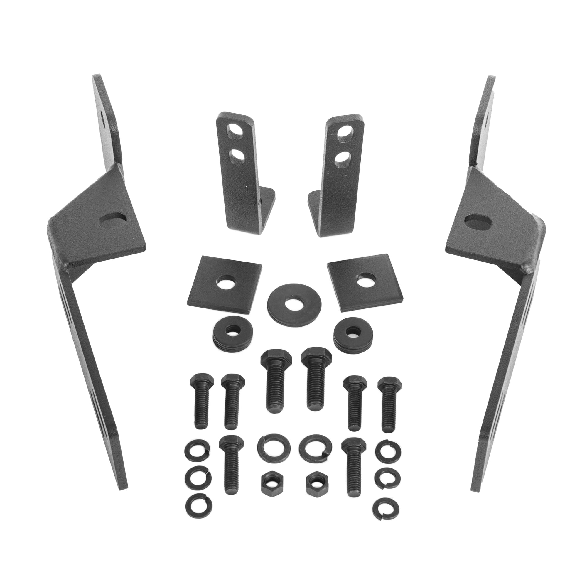 Go Rhino RC4 Bull Bar or RC3 Skid Plate Mounting Bracket Kit | Mild Steel, Textured Black | 565660TK | Fits 2016-2023 Toyota 4Runner (See Description for exclusions)