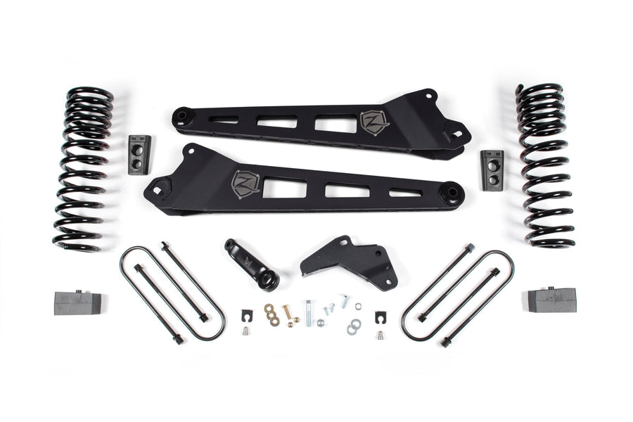 2013-2018 Ram 3500 4WD Gas Zone Offroad ZOND65N | 4 inch Full Radius Arm Suspension Lift Kit (Front & Rear) 3" Rear Lift | Nitro Shocks