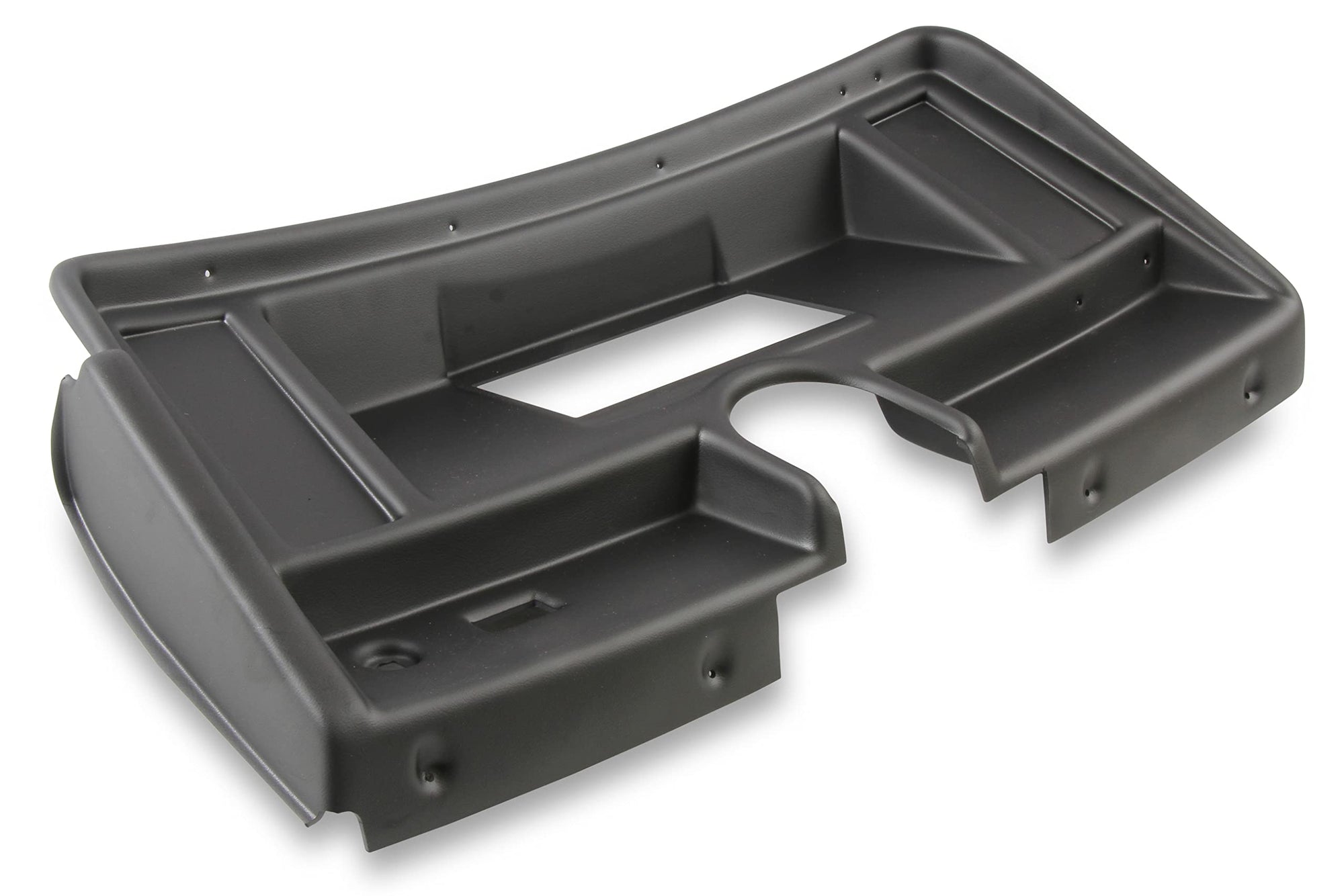 Dash Bezel Holley EFI 553-386 - without A/C Vent Opening - Black