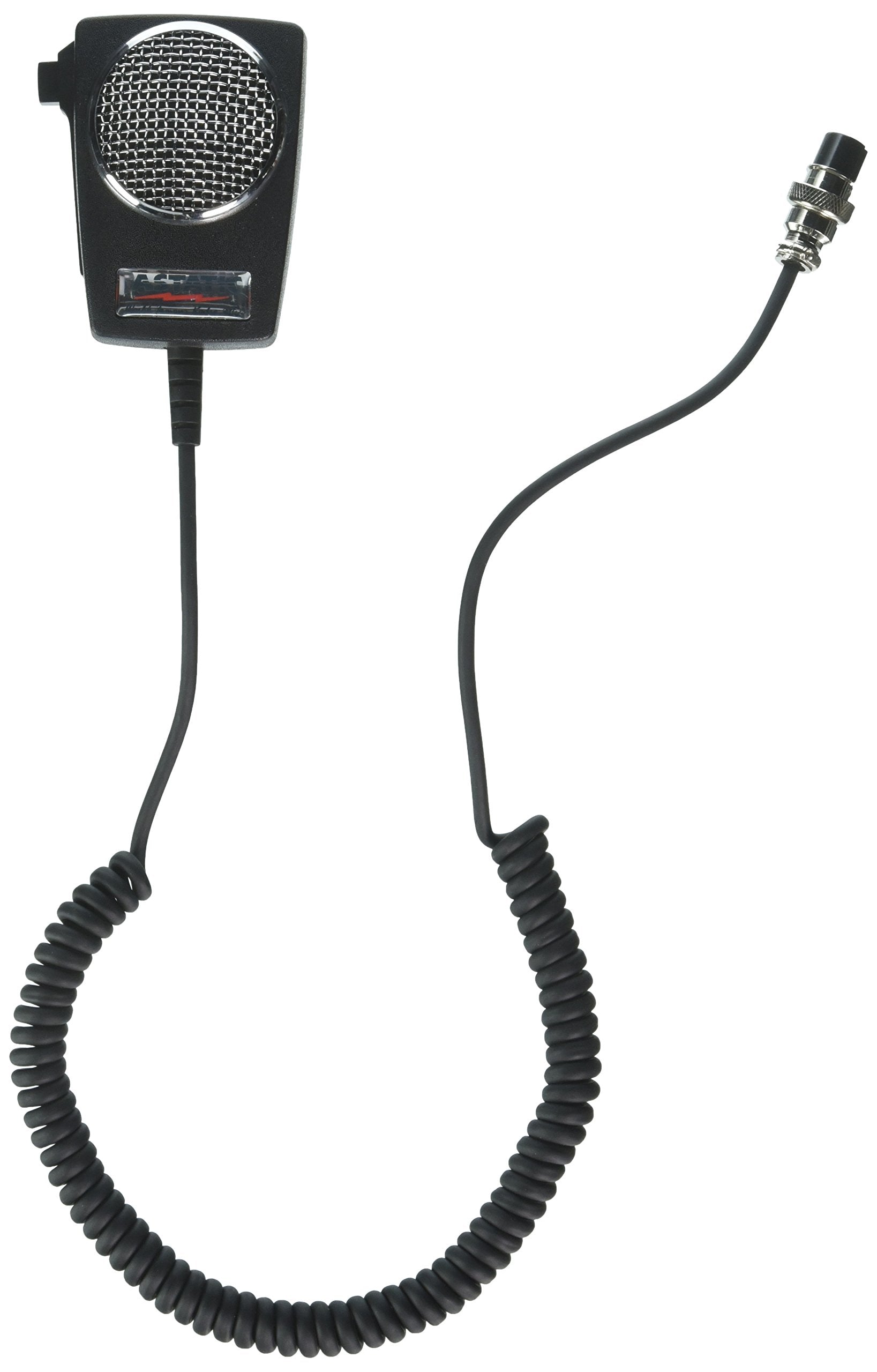 D104M6B Astatic 302-10005 Amplified Ceramic Power 4-Pin CB Microphone, Black