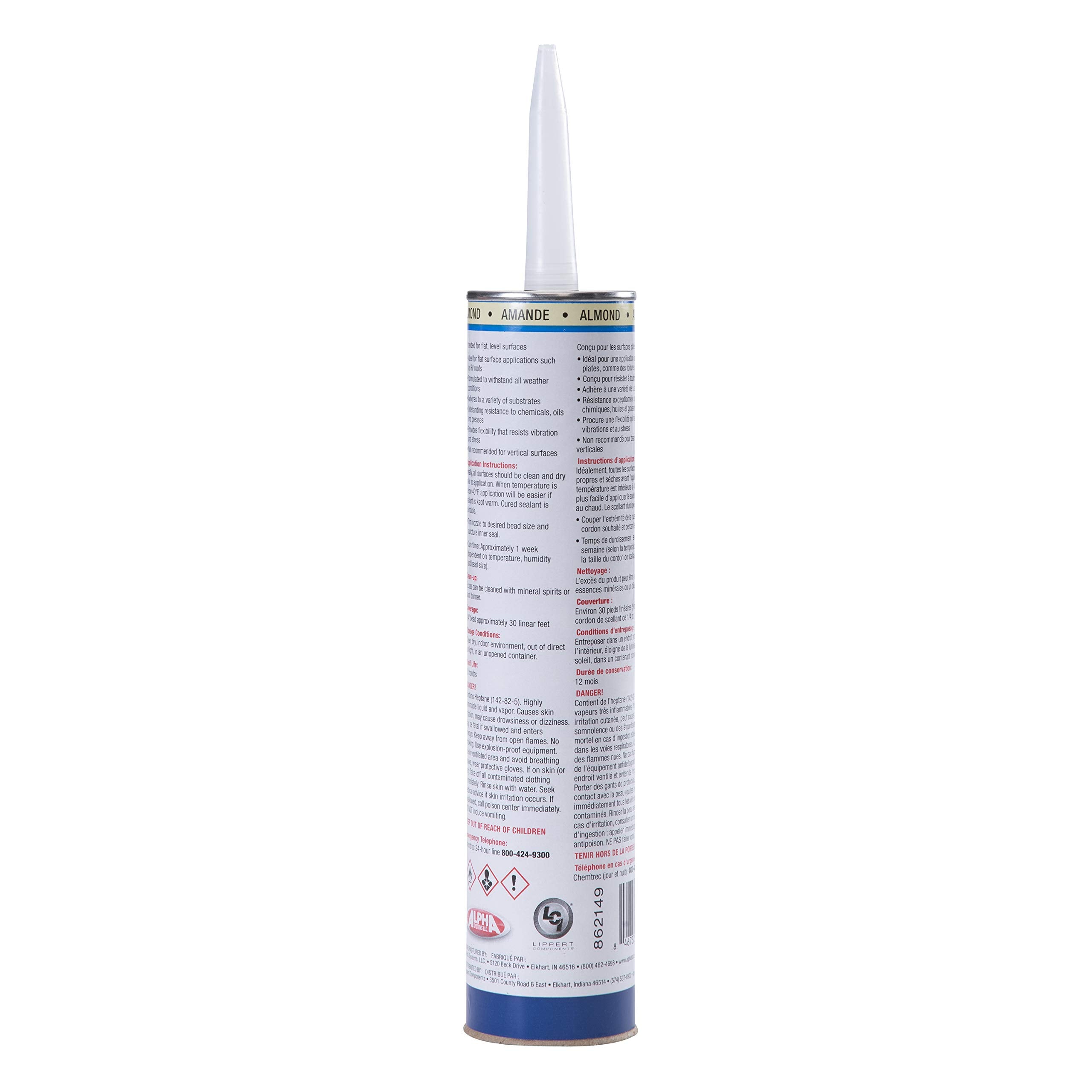 Self-Leveling Lap Sealant Lippert Components 1021 for 5th Wheel RVs, Travel Trailers and Motorhomes