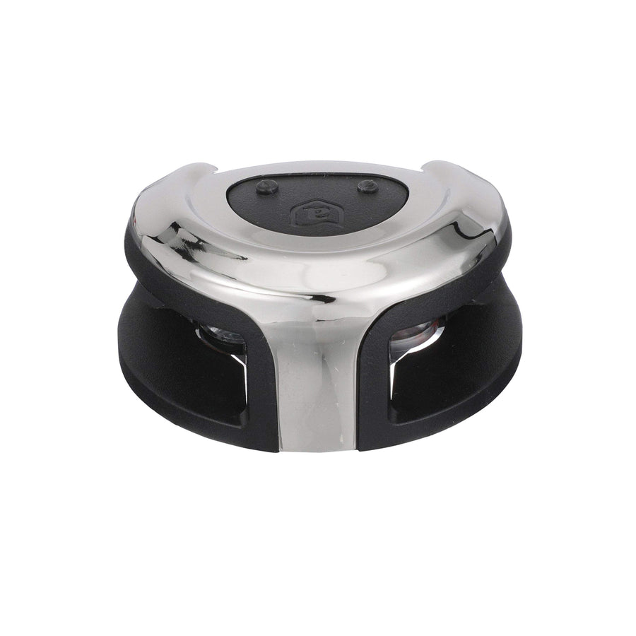 LightArmor attwood 2-Mile Navigation Lights, Deck Mount, Round, Bi-Color, LED Lighting, Stainless Housing