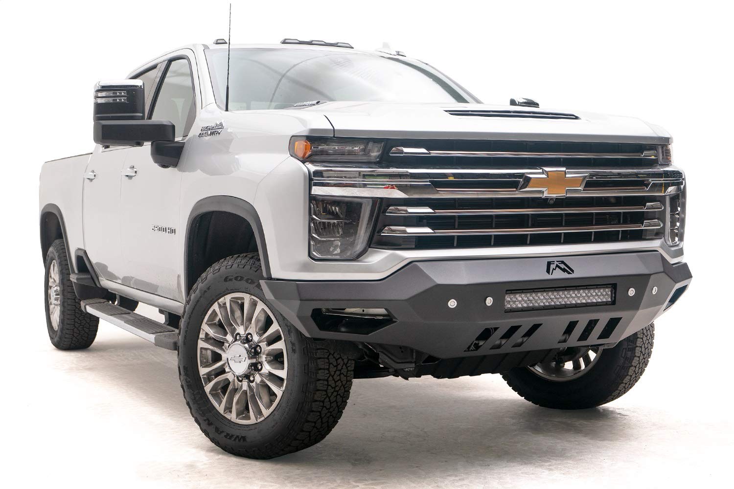 Fab Fours Vengeance CH20-V4951-B Full Width Raw Front HD Bumper