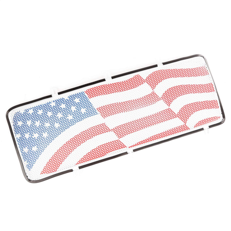 Spartan Grille Insert, American Flag | Rugged Ridge | 12034.22 | Fits 2007-2018 Jeep Wrangler JK