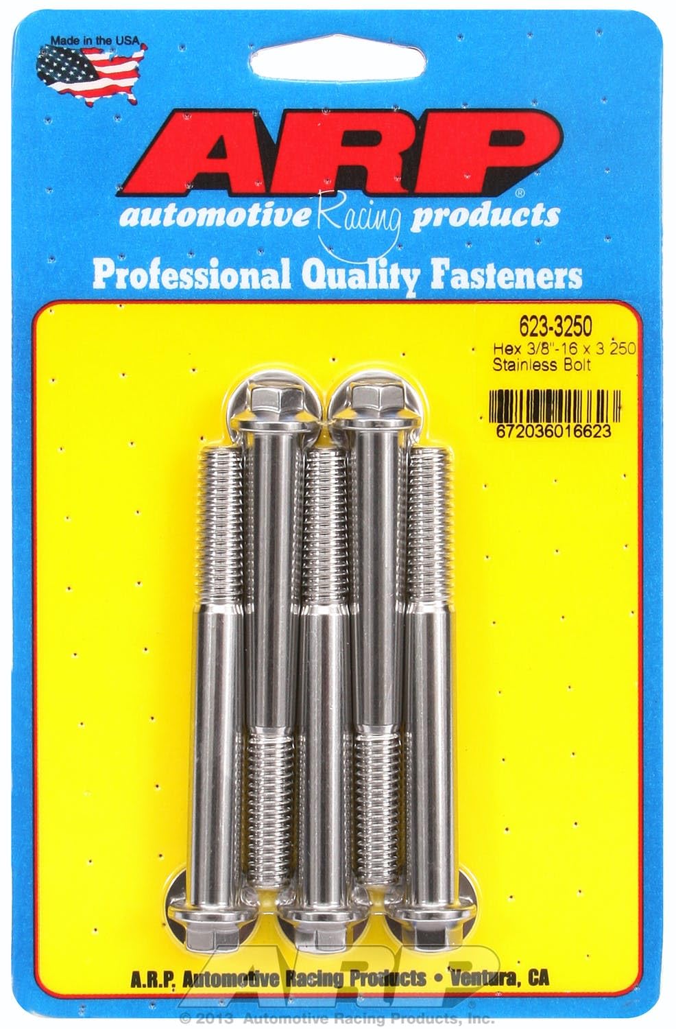 Hex Bolt ARP (623-3250), Stainless Steel
