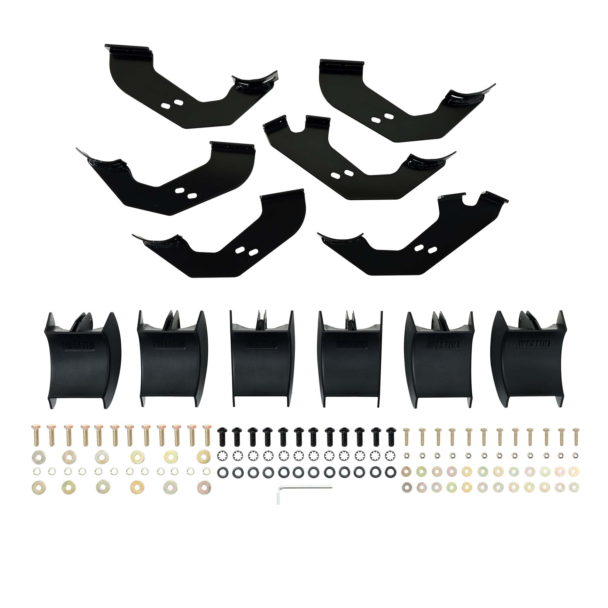 PRO TRAXX 4 Westin Oval Nerf Bars fits 2024-2026 Tacoma Access Cab Black Pair
