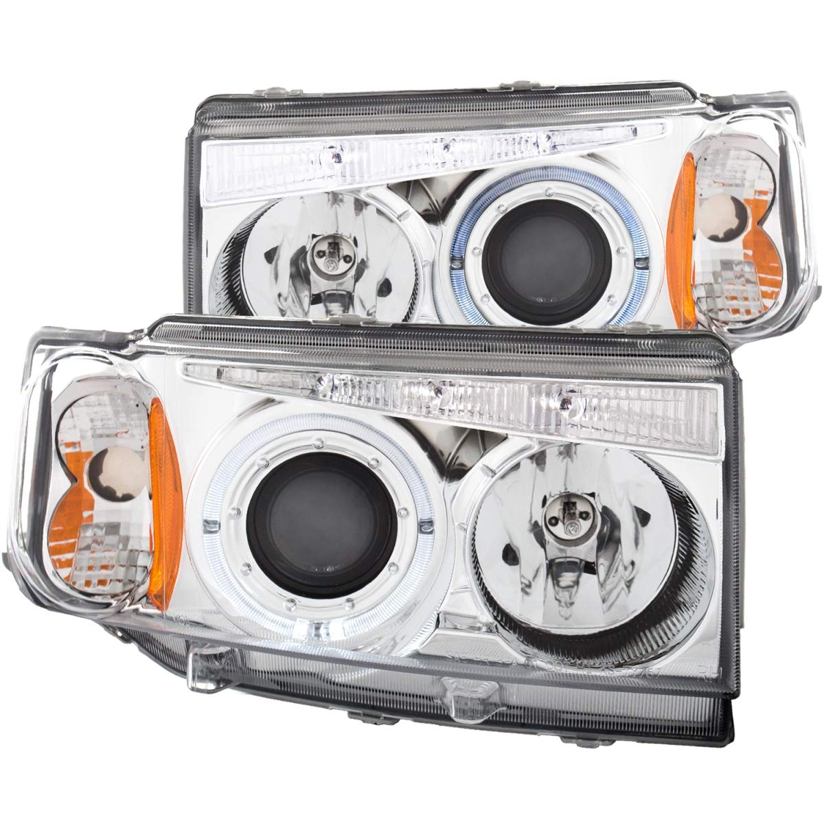 Chrome Clear AnzoUSA G2 Projector Halo Headlight for Scion xB - (Sold in Pairs)