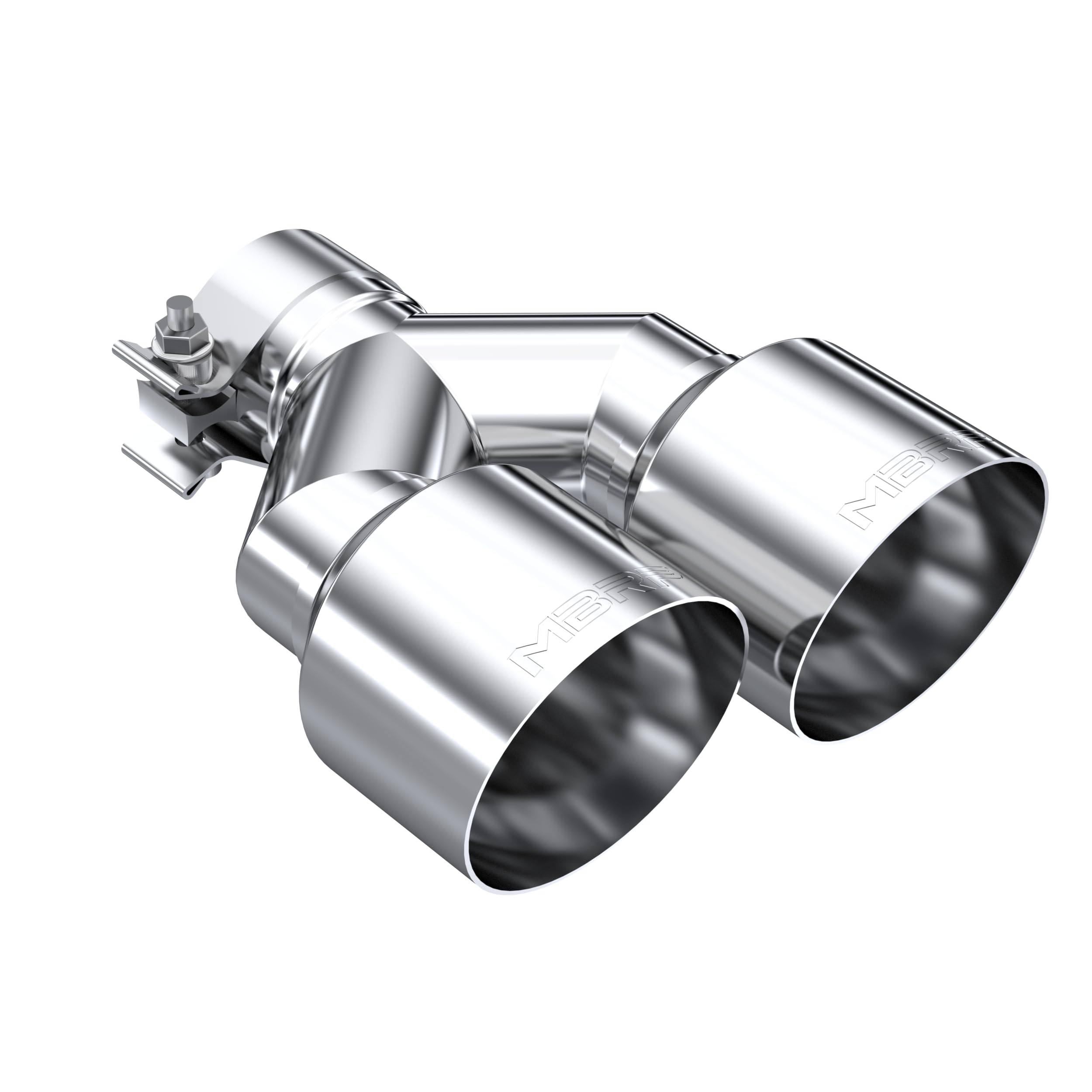 MBRP Dual Tip T304 SS 4in OD/2.5in Inlet