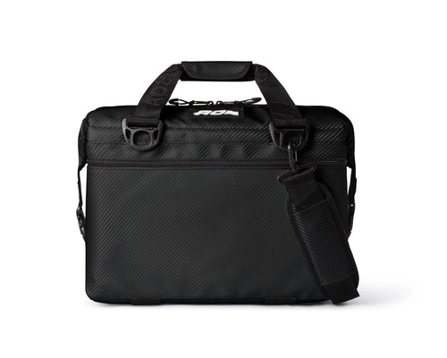 AO Coolers Carbon Expedition Soft Cooler with High-Density Insulation, Black, 24-Can
