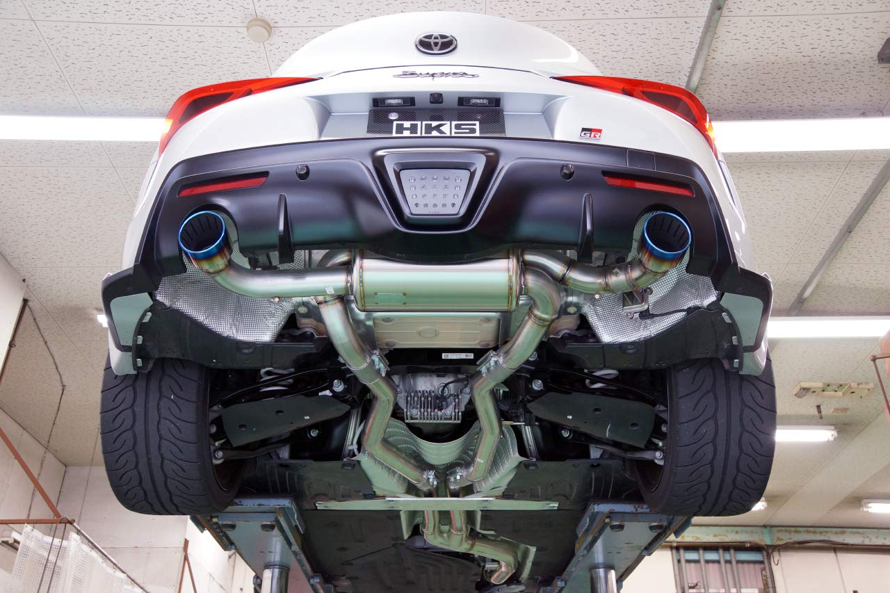 SUPER HKS TURBO MUFFLER GR SUPRA DB22 DB82 B48