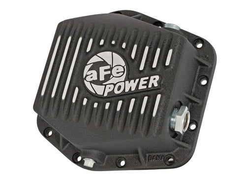 aFe POWER Rear Differential Cover Pro Series Black w/Machined Fins - #46-70302 - GM Colorado/Canyon 15-22 L4/V6 (Dana M220-12)