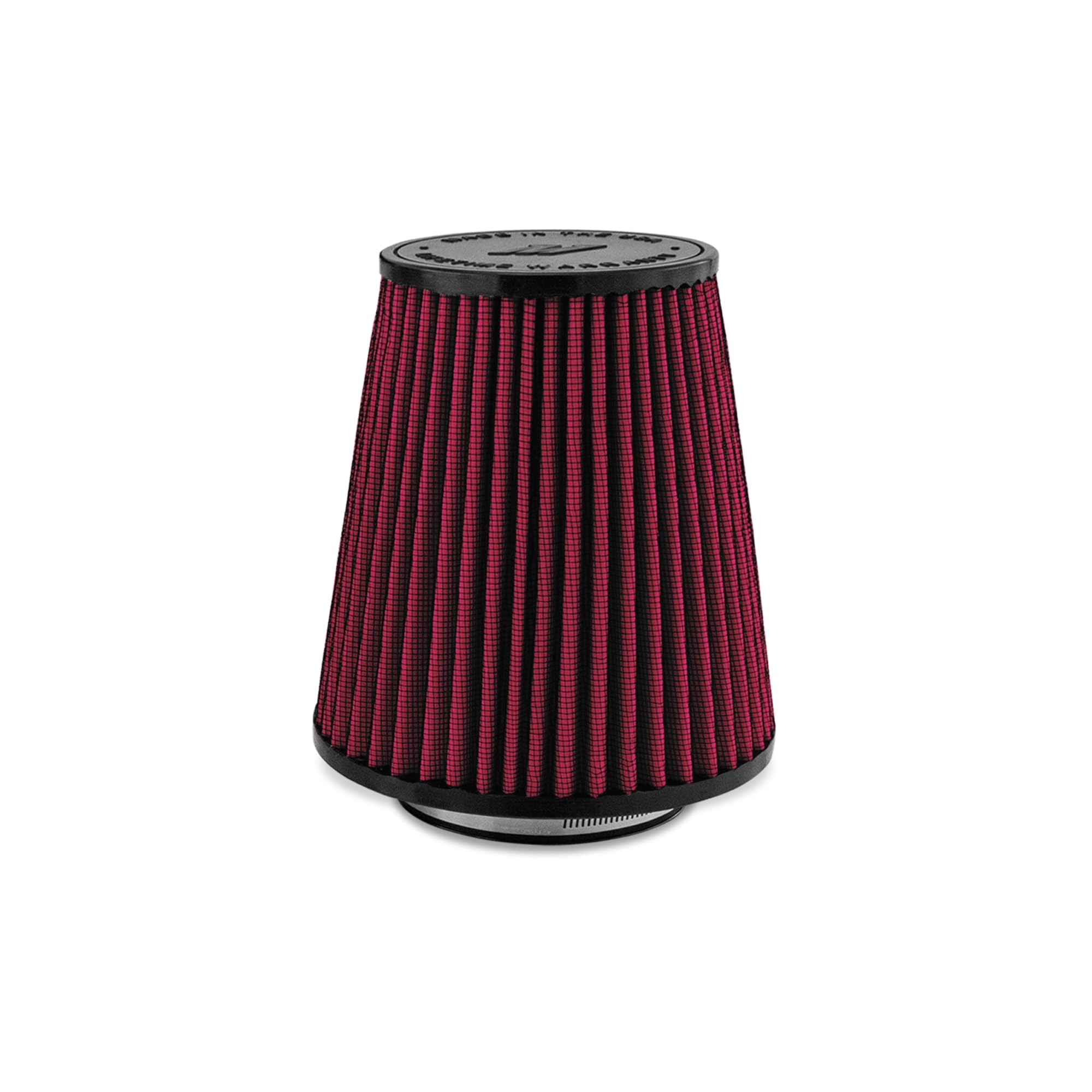Mishimoto Air Filter, MMAF-4578, 4.5" Inlet, 7.8" Filter Length, Oiled
