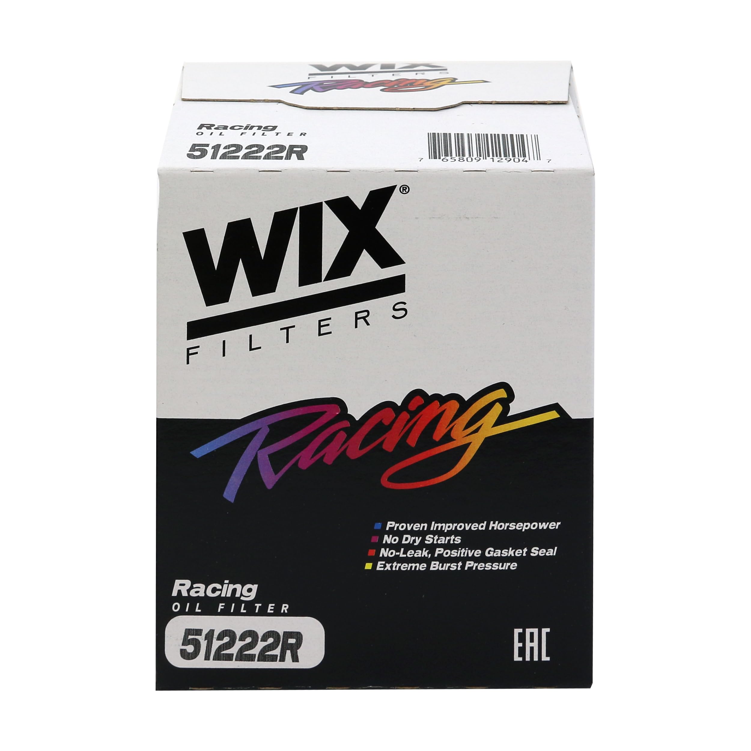 WIX Racing 51222R High Efficiency Endurance Oil Filter, Built for Dirt, Clay or Off-Road Tracks