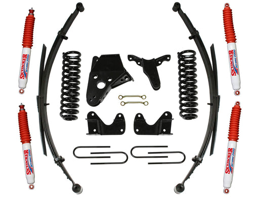 Suspension Lift Kit w/Shock Skyjacker 136BHKS-H 6 in. Lift Incl. Front/Rear Springs Rear U Bolt Kit