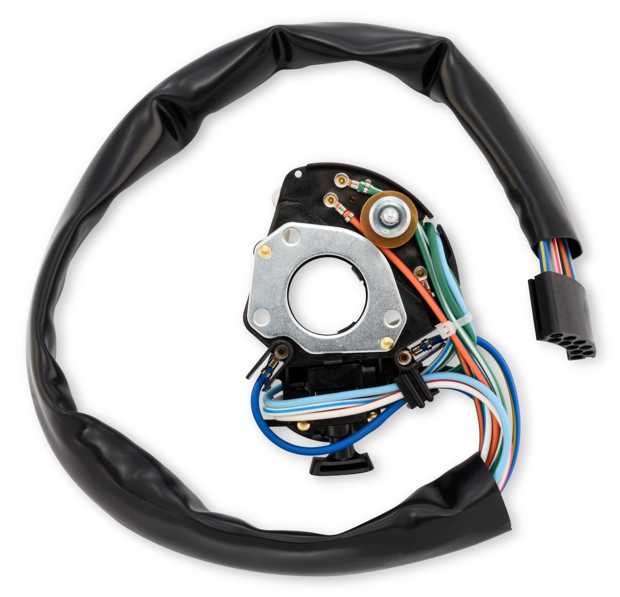 Turn Signal Switch Scott Drake Without Tilt, Compatible with 1970-1972 Ford Mustang, Model D2AZ-13341-C