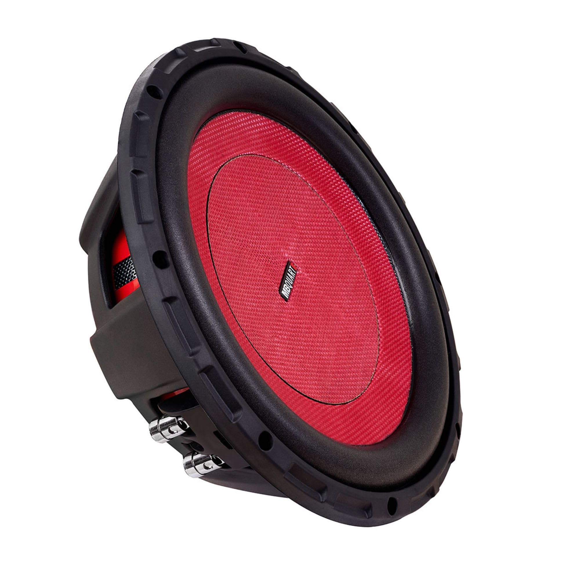 10" MB Quart Discus DVC 4 Ohm Wall Mount Shallow Subwoofer with 600W Peak Power, High-Temperature Vented Voice Coil for Superior Sound Quality