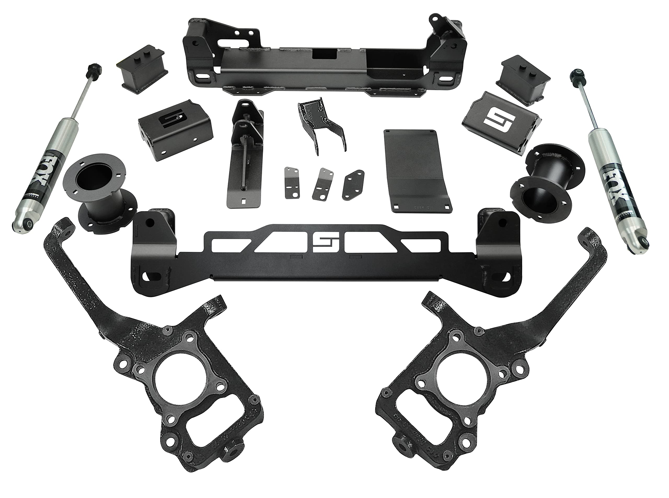 SUPERLIFT SUSPENSION RealTruck 6" Lift Kit for Ford F-150 | Complete Lift Kit with Rear Fox 2.0 Series Shocks | K130F | Fits 2021-2023 Ford F-150 4WD