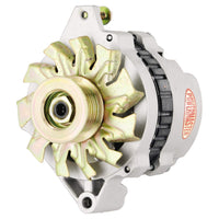 Alt GM Powermaster CS130 Natural 140A 6 grv Pulley Str MTG 6.61" Side BAT Post 1-Wire or OE Hookup