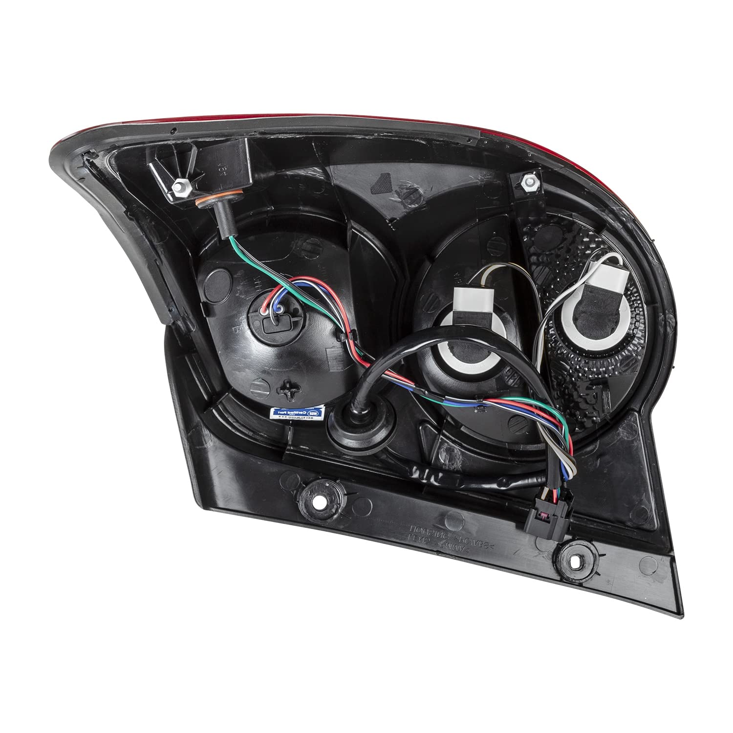 Left TYC Tail Light Assembly Compatible with 2012-2016 Chevrolet Sonic