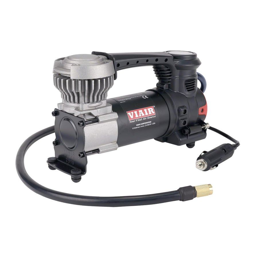 Tire Inflator VIAIR 85P - Portable Air Compressor for Car, Truck & SUV 12V On/Offroad Tire Pump Air Compressor Heavy Duty 60 PSI, Cigarette Plug, Twist Chuck