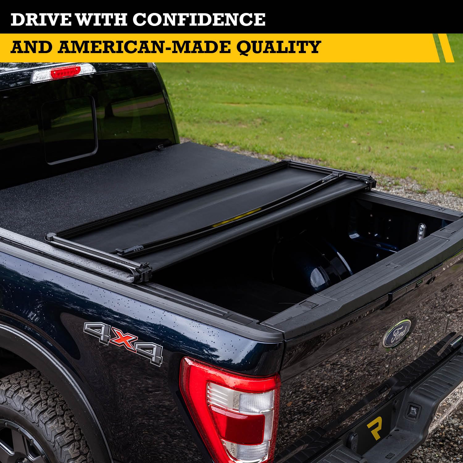 Extang RealTruck Trifecta e-Series Soft Folding Truck Bed Tonneau Cover | 77638 | Fits 2019-2023 Ford Ranger 6' 1" Bed (72.7")