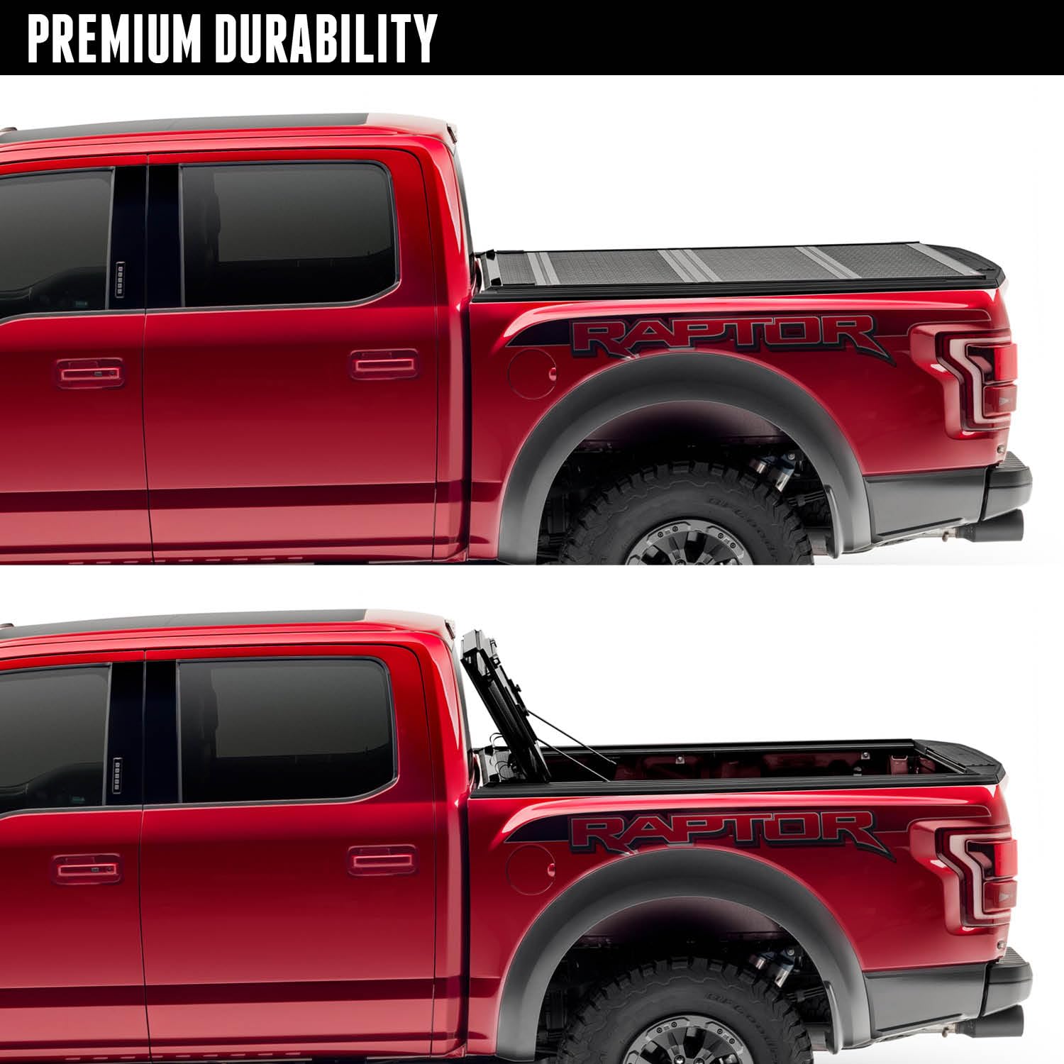 BAK BAKFlip F1 Hard Folding Truck Bed Tonneau Cover | 772223 | Fits 2019-2026 Dodge Ram 1500, Does Not Fit w/Multi-Function (Split) Tailgate 6' 4" Bed (76.3")