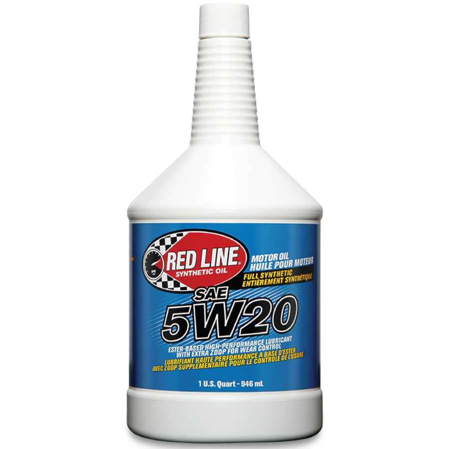 5W20 Red Line SAE Fully Synthetic Motor Oil - 1 Quart