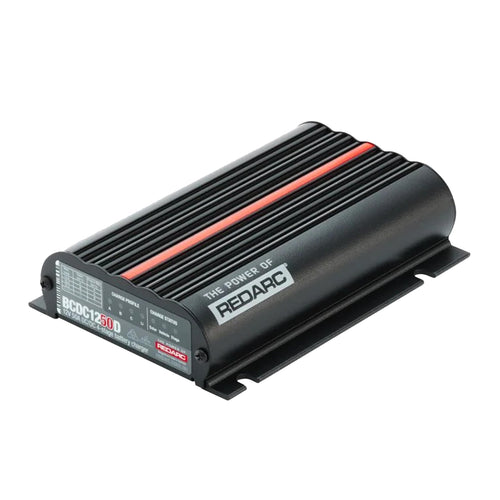 REDARC 50A Dual Input in-Vehicle DC to DC Battery Charger with MPPT Solar Regulator, Green Power Priority, 12V/24V Compatible, for Lithium, AGM, Gel, Lead Acid, Calcium, LiFePO4 Batteries