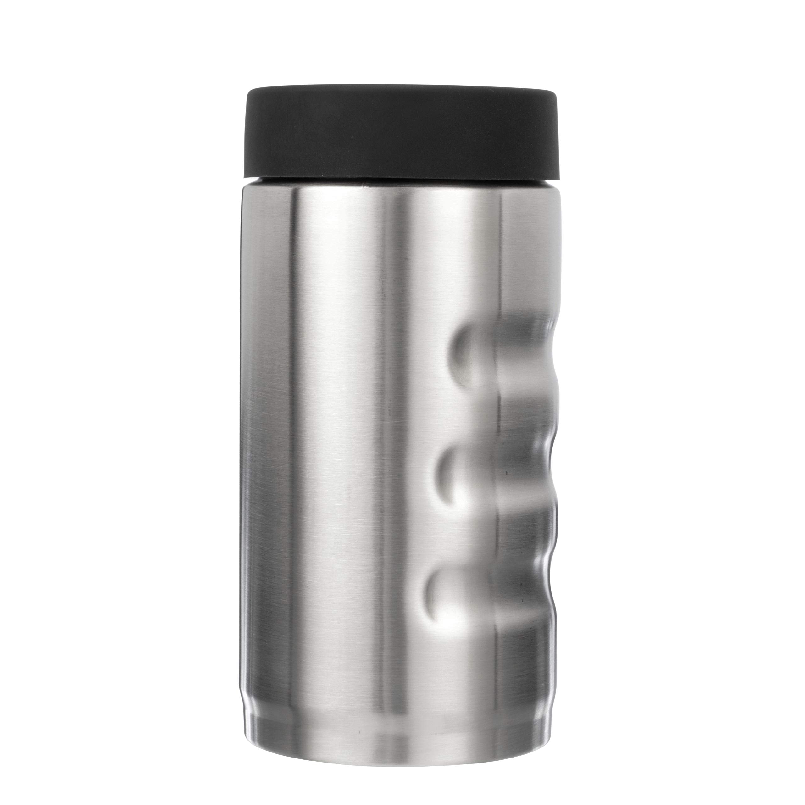16 oz Grizzly Grip Pounder | Stainless Steel Vacuum Insulated Can Cooler | For 16 oz Tallboy Beer and Energy Drinks Reusable Durable | Brushed Stainless