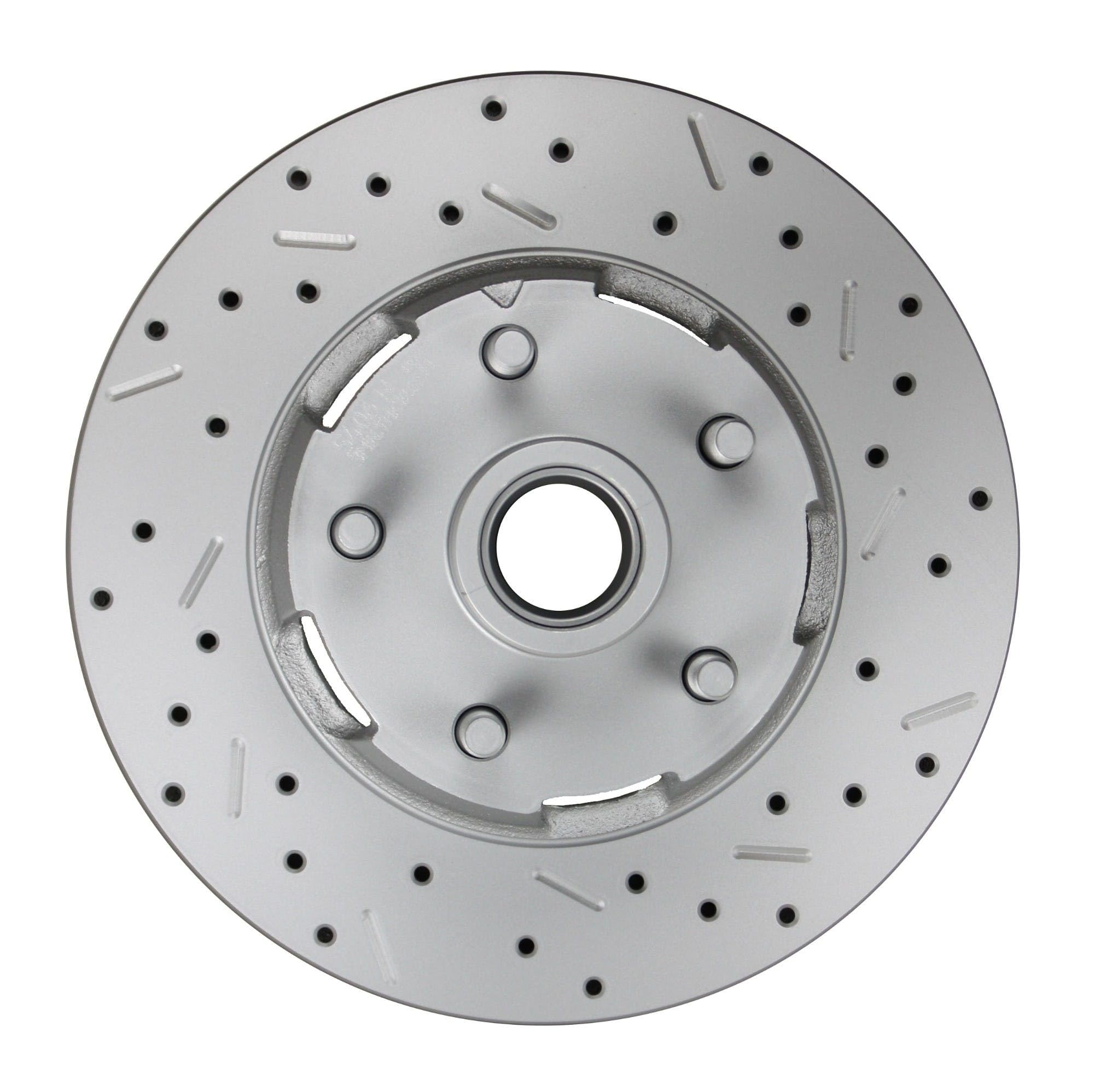 Power Disc Brake Conversion LEED BRAKES 1971-73 Mustang 4 Piston Maxgrip Xds Rotors