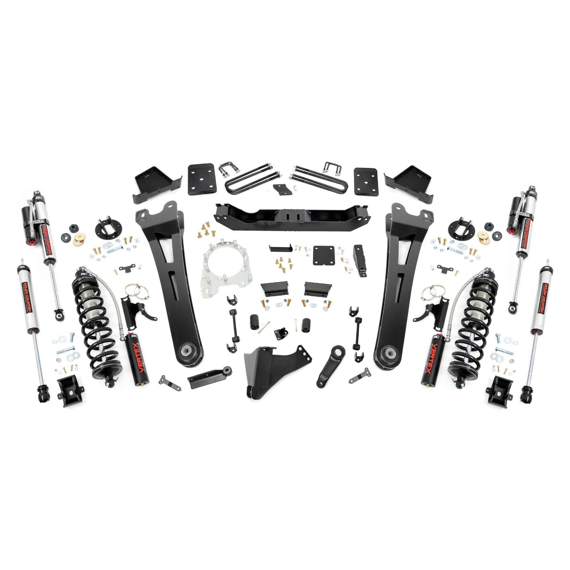 6" Rough Country Coilover Lift Kit for 17-22 Ford Super Duty| Radius Arm - 55659