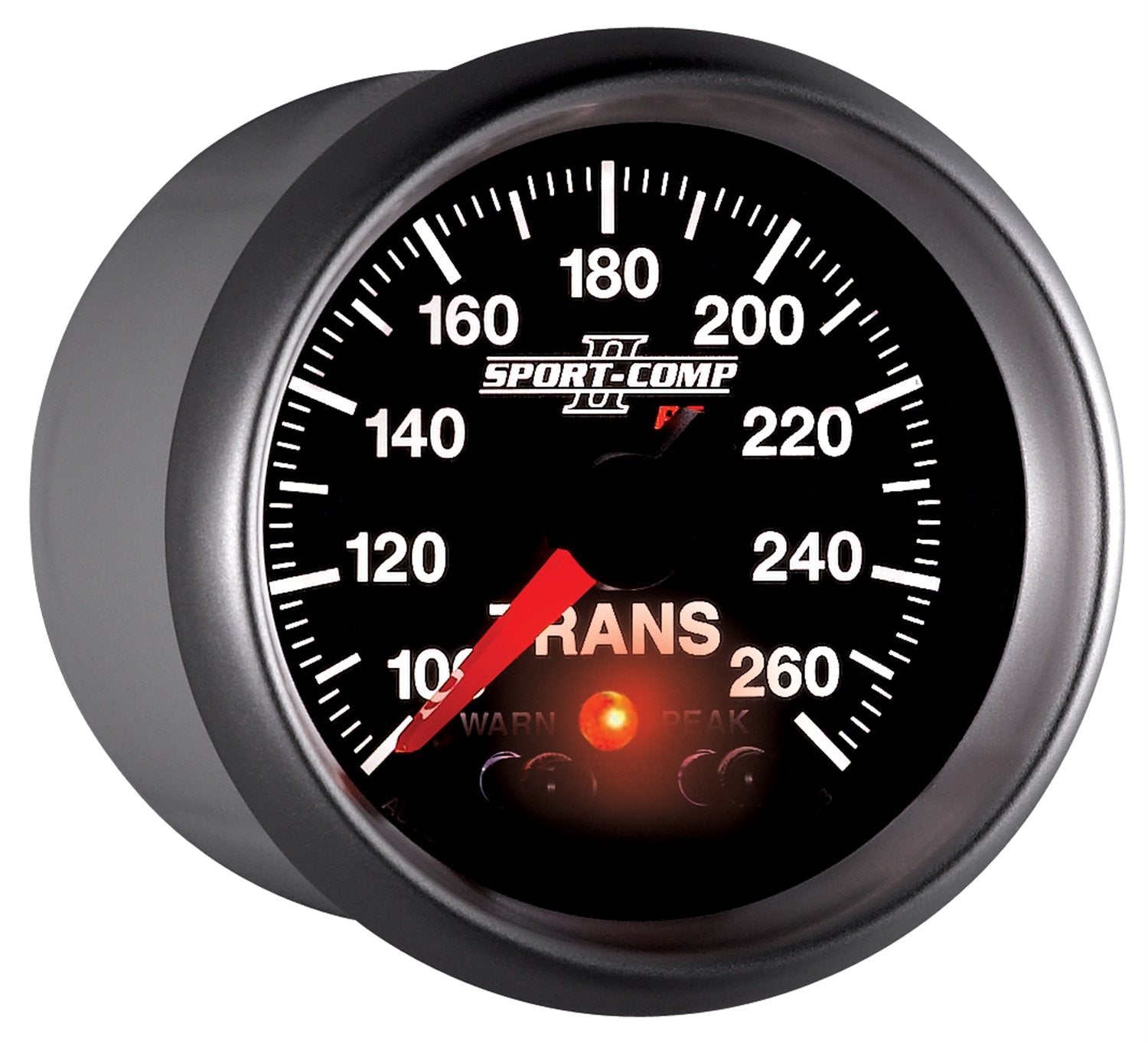 Auto Meter 3658 2-1/16" Full Sweep Electric 100-260 F Transmission Temperature Gauge
