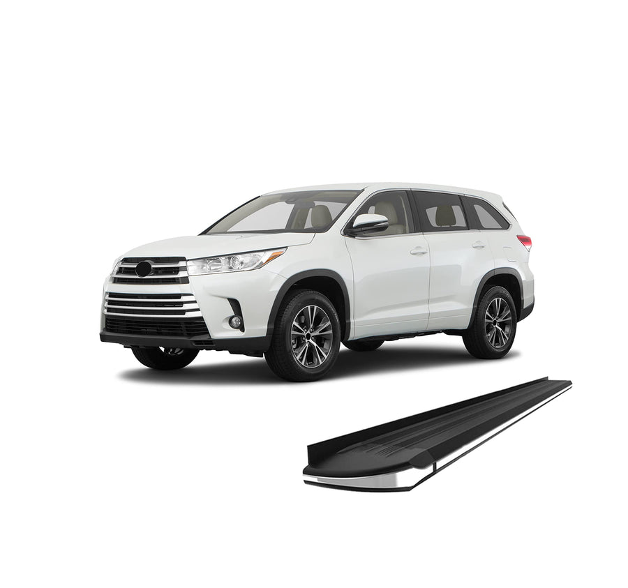 Exceed Black Horse Running Boards Compatible with 2014-2019 Toyota Highlander-EX-TYHG-BC-14