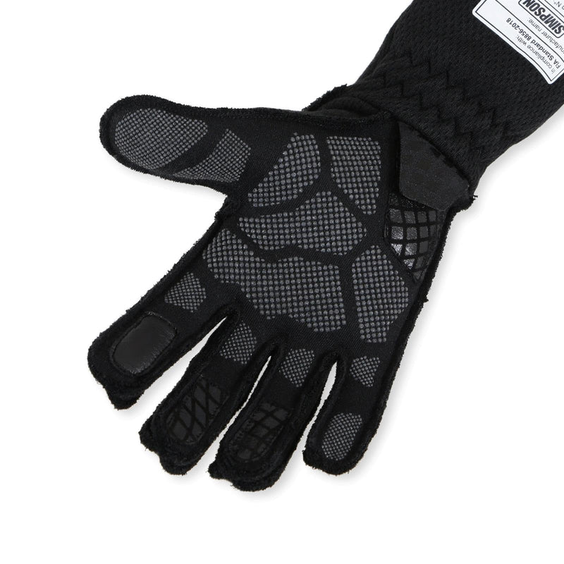 Simpson Racing Magnata Gloves Black/Blue Small - Pair
