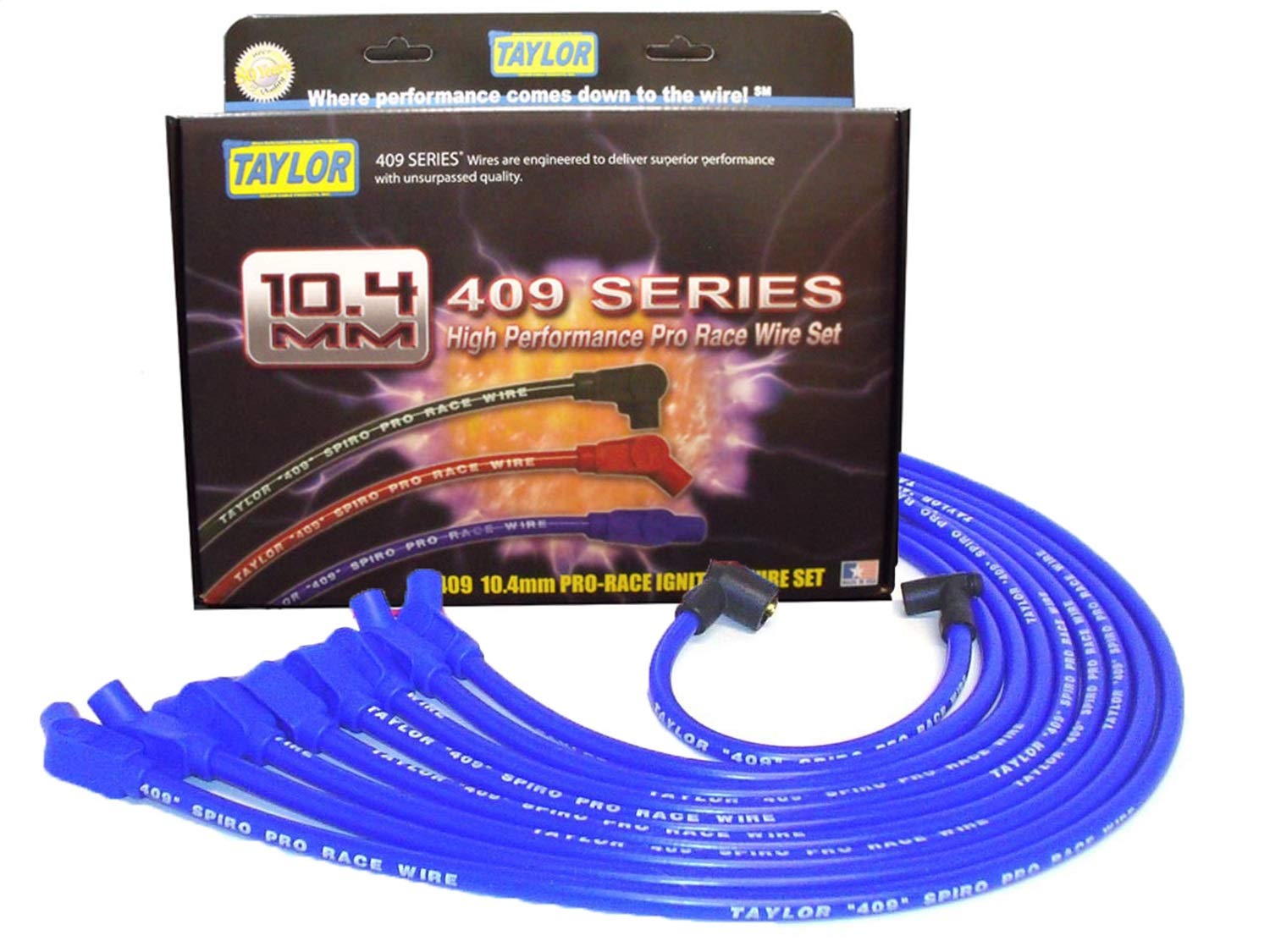 Blue Taylor Cable 79632 10.4mm Custom Fit Spiro-Wound Wire 409