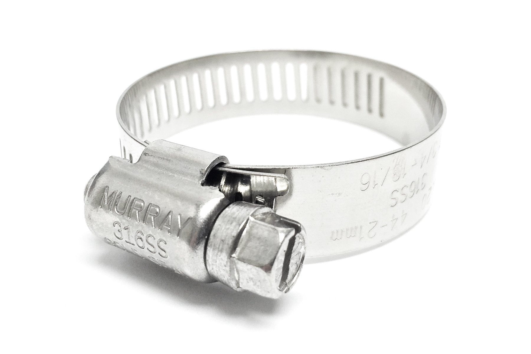 18-710-08 Sierra Shields Worm Gear Hose Clamp 1/2" to 7/8", Marine Grade, SAE 008, No Packaging