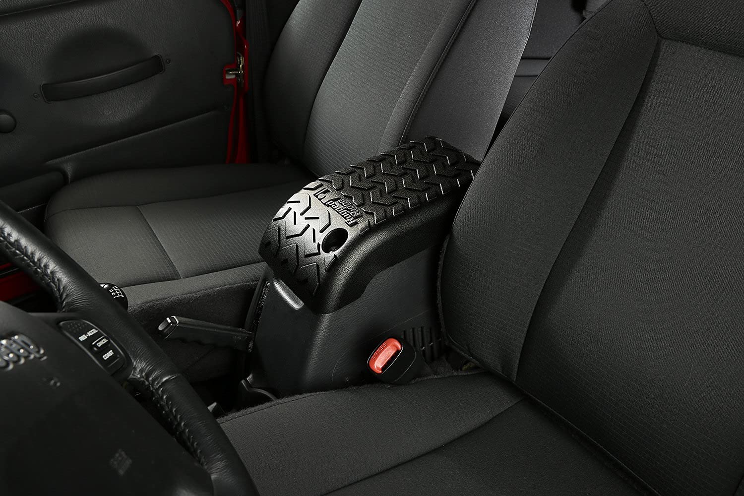 Center Console Cover, Black | Rugged Ridge | 13104.60 | Fits 2002-2006 Jeep Wrangler TJ/LJ
