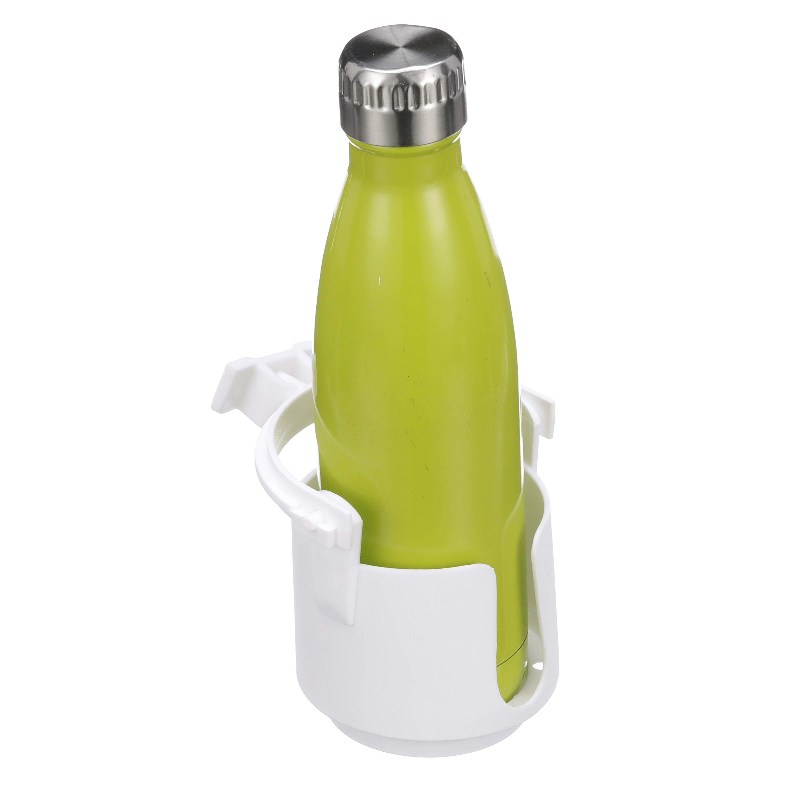 Gimballed Drink Holder Attwood 11631-4 Molded Plastic, Slot for Coffee Mug Handle, Self-Draining, 4 Inches H x 4 3/8 Inches W