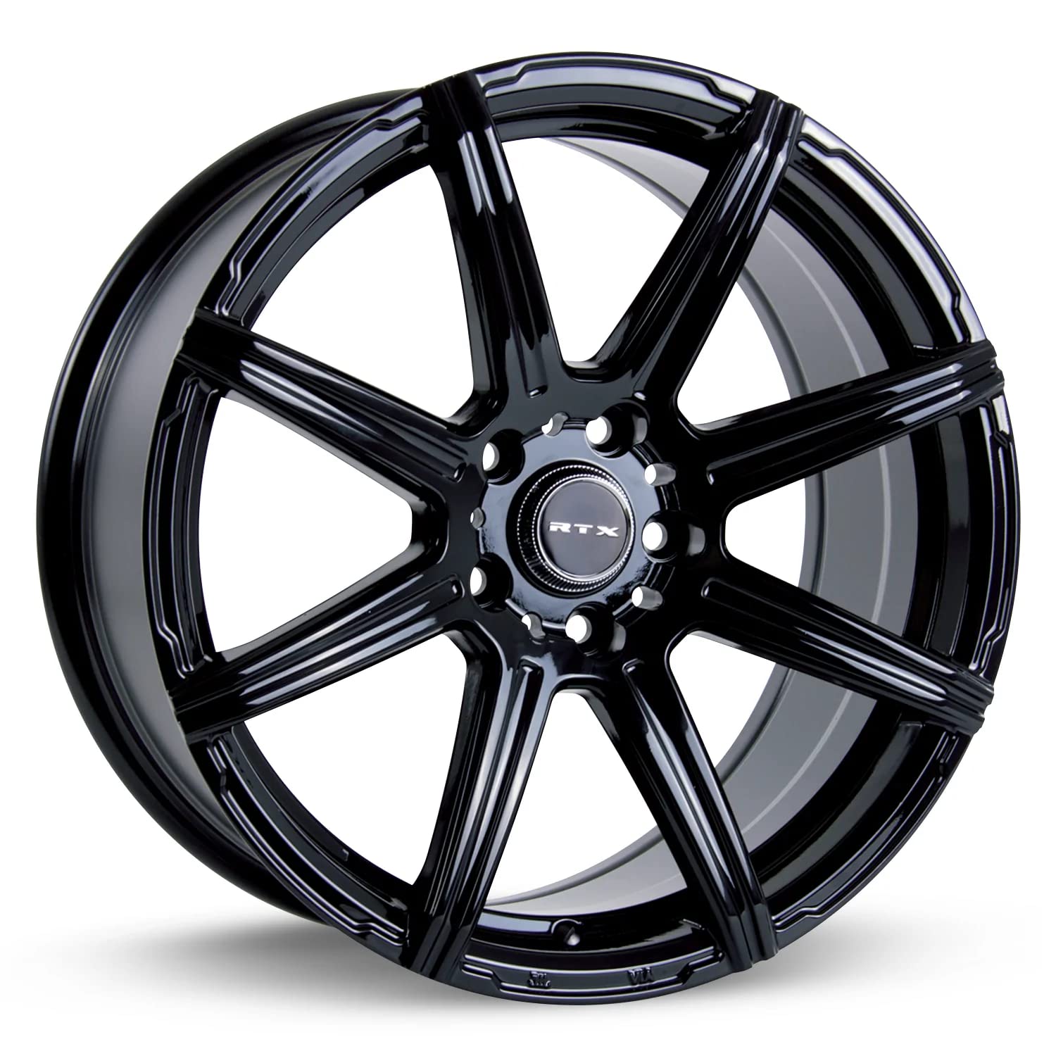 Custom RTX Wheel - 16x7, 38 Offset, 5x114.3 Bolt Pattern, 67.1mm Hub - Black Rim