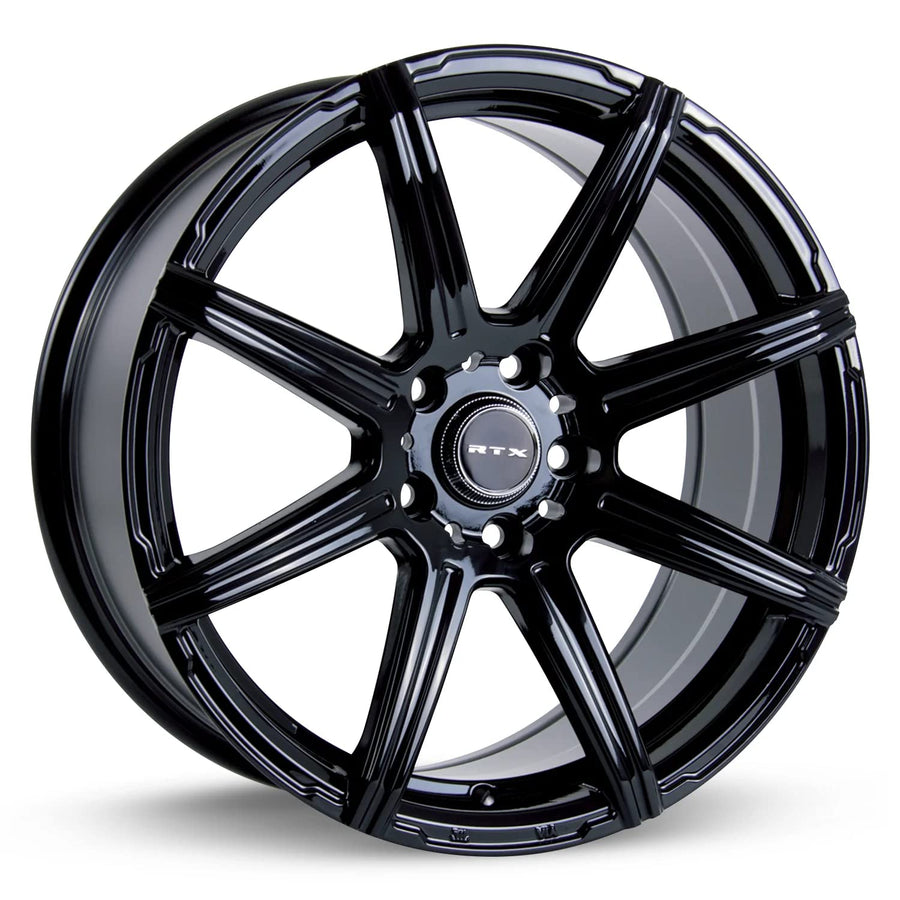 Custom RTX Wheel - 16x7, 38 Offset, 5x100 Bolt Pattern, 73.1mm Hub - Black Rim