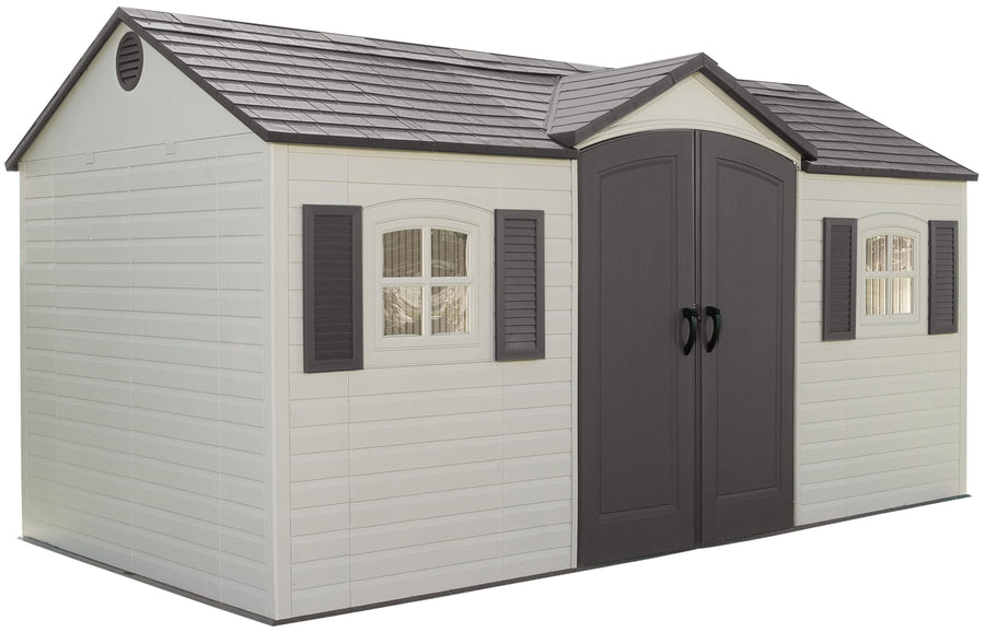 Outdoor Storage Shed Lifetime 6446, 8 x 15 Foot, Desert Sand