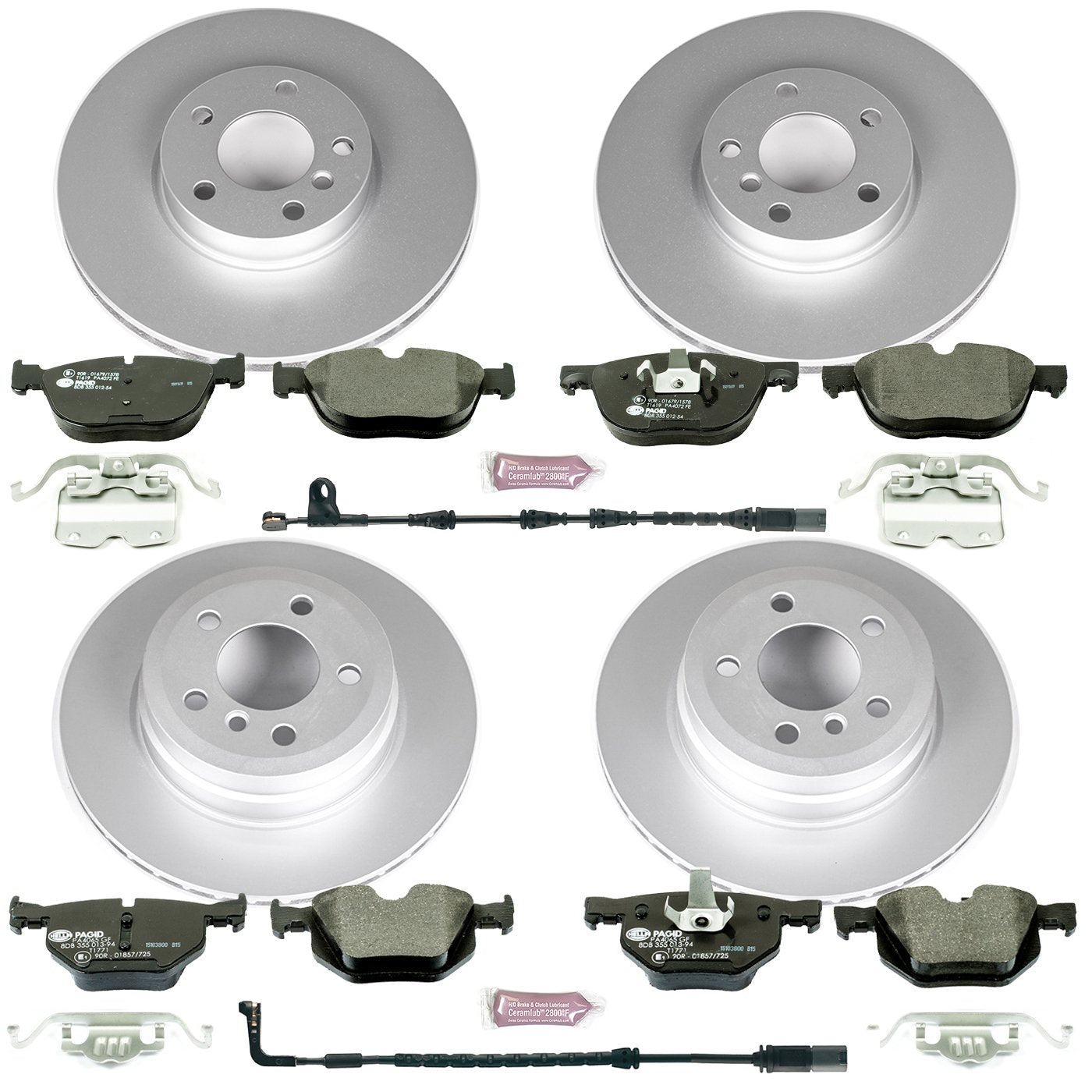 Euro-Stop Power Stop ESK6065 Brake Kit Front and Rear