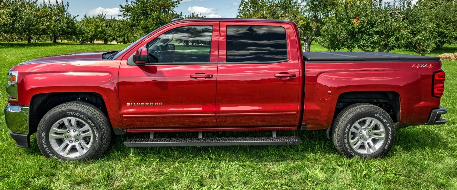 N-FAB Growler Fleet Step Cab Length, Textured Black | GFC17RC-TX | fits Chevy-GMC 2500 / 3500 (Diesel) Regular Cab 17-18