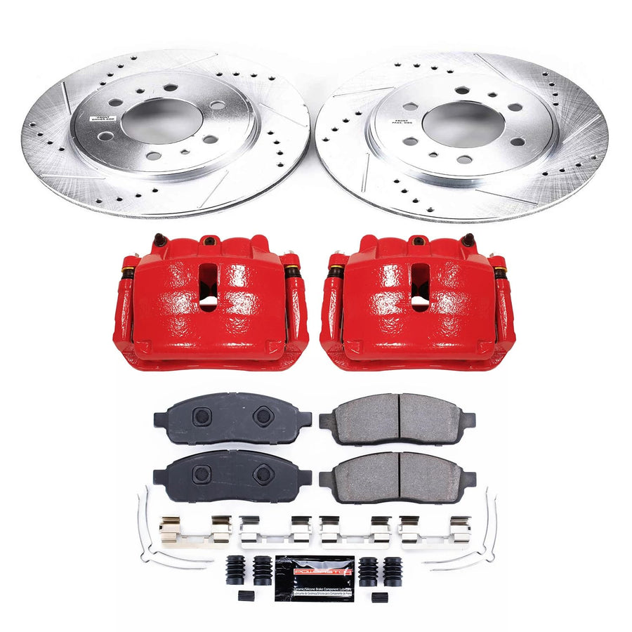 Power Stop Front Z23 Evolution Sport Brake Kit KC5336 (with Calipers) For Ford F-150 2009 [Model Specific]