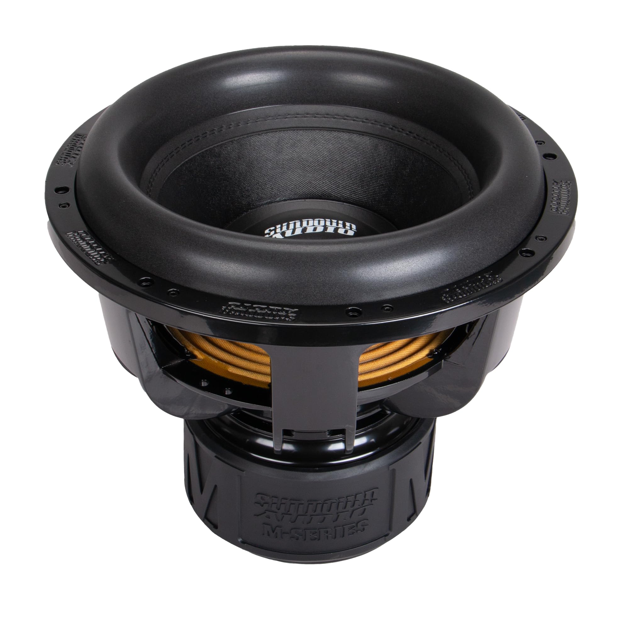 M15 Sundown Audio Car Subwoofer – 15" Dual 1 Ohm, 2000W RMS/4000W Peak, 3" Copper VC, 35mm Xmax, Mega Roll Surround, Quad Magnet Motor, Low-Distortion SPL Sub