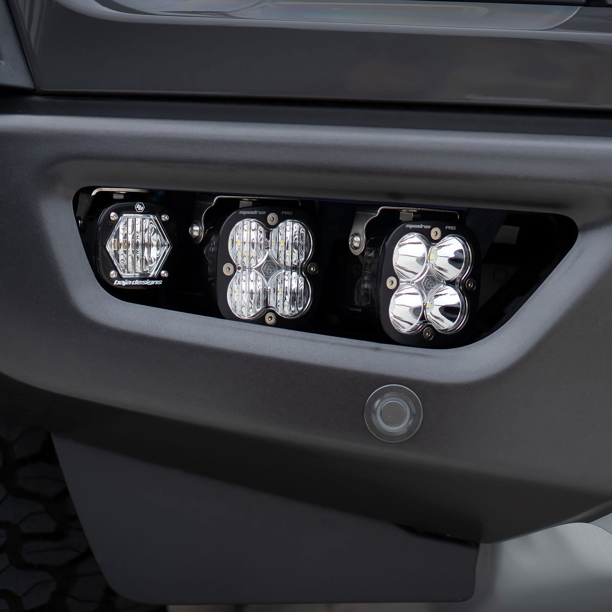 Squadron Sport/S1 BAJA DESIGN Fog Pocket Kit - (Multi-Pattern; Clear)