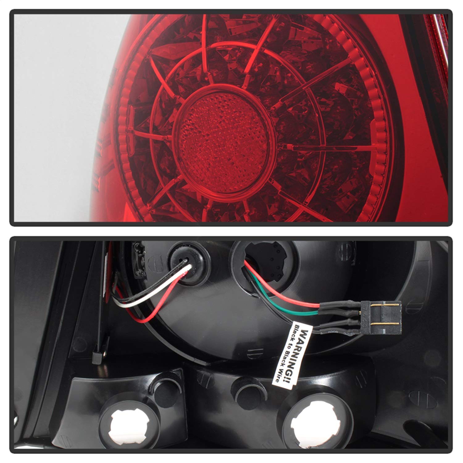 Spyder Auto 5085061 Lexus IS 300 01-03 (With Inner Trunk Lights) LED Tail Lights - Red Clear