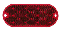 Red Peterson Oblong Quick-Mount Reflector B480R