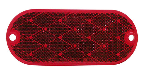 Red Peterson Oblong Quick-Mount Reflector B480R