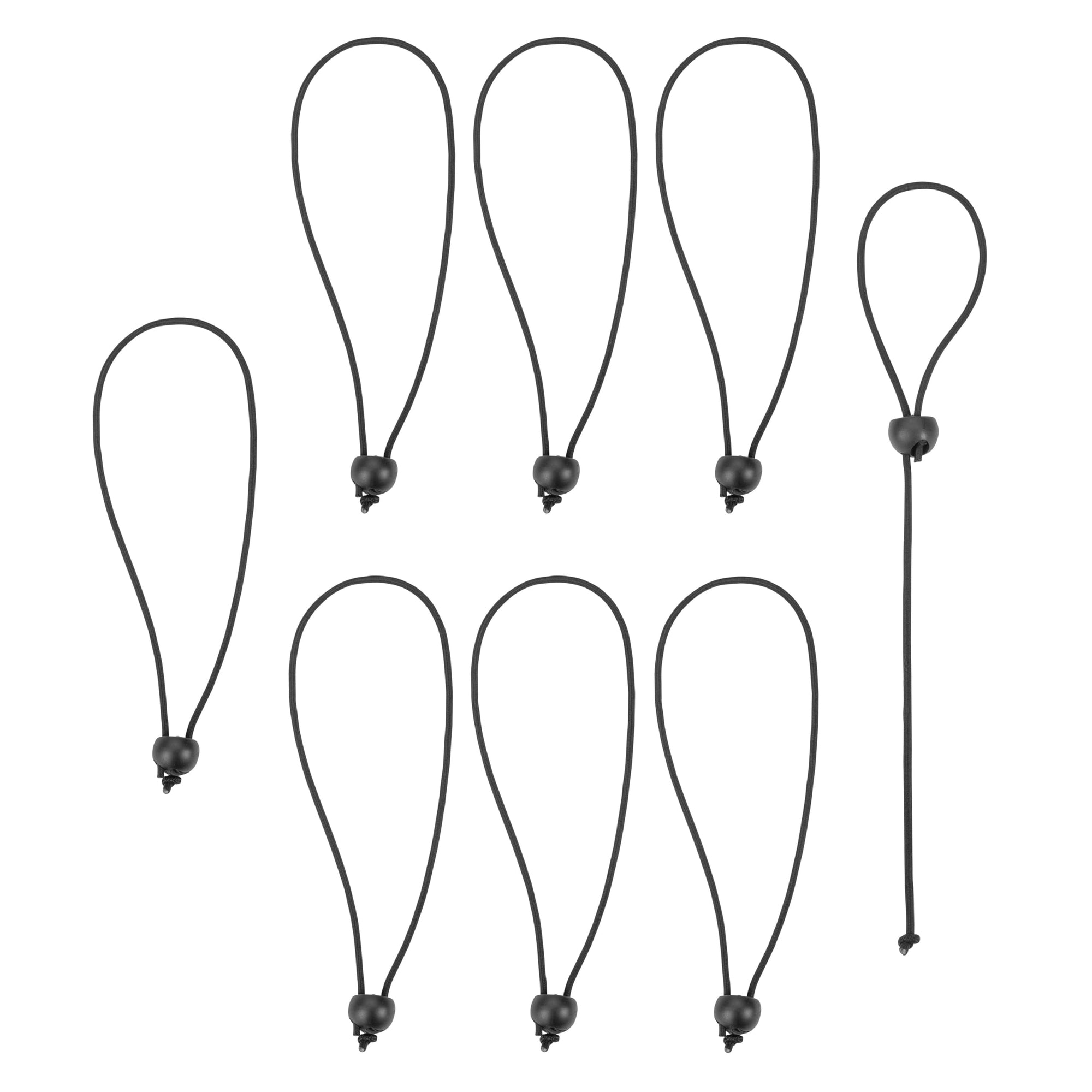 Adjustable SmartStraps Toggle Ball Bungee Cord, Adjust Tension And Length From 2-12” – Great To Keep In Your Car, Boat And Workshop (pack of 8)